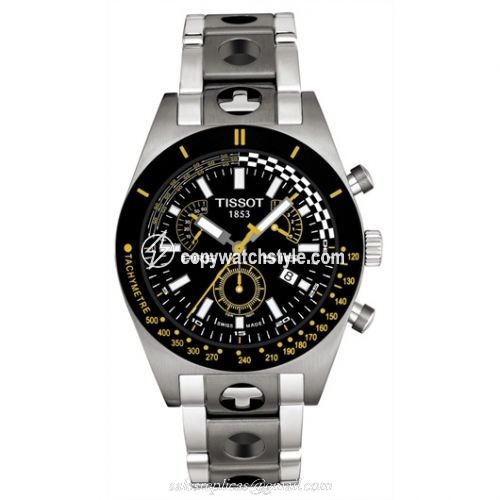 Tissot PRS 516 Quartz Chronograph 40 Stainless Steel / Black / Bracelet T91.1.488.51 Tissot PRS 516 Quartz Chronograph 40 Stainless Steel / Black / Bracelet T91.1.488.51