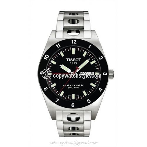 Tissot PRS 516 Automatic 40 Stainless Steel / Black / Bracelet T91.1.483.51