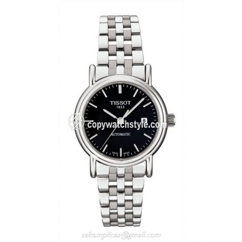 Tissot Carson Automatic 27 Stainless Steel / Black / Bracelet T95.1.183.51 Tissot Carson Automatic 27 Stainless Steel / Black / Bracelet T95.1.183.51