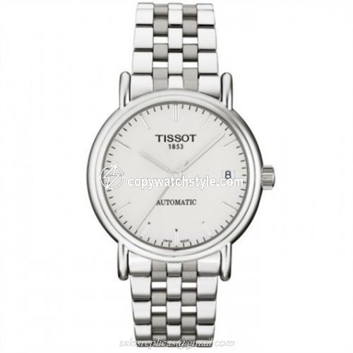 Tissot Carson Automatic 35.5 Stainless Steel / Silver / Bracelet T95.1.483.31 Tissot Carson Automatic 35.5 Stainless Steel / Silver / Bracelet T95.1.483.31