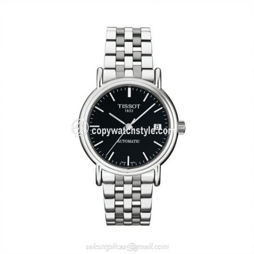 Tissot Carson Automatic 35.5 Stainless Steel / Black / Bracelet T95.1.483.51