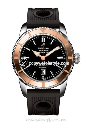 Breitling Superocean Heritage 46 Stainless Steel / Red Gold / Black / Rubber U1732012.B868.201S Breitling Superocean Heritage 46 Stainless Steel / Red Gold / Black / Rubber U1732012.B868.201S