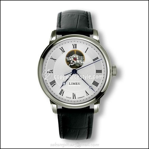 Limes Pharo Open Balance - Roman / black leather strap U6282C-LA3.3 Limes Pharo Open Balance - Roman / black leather strap U6282C-LA3.3
