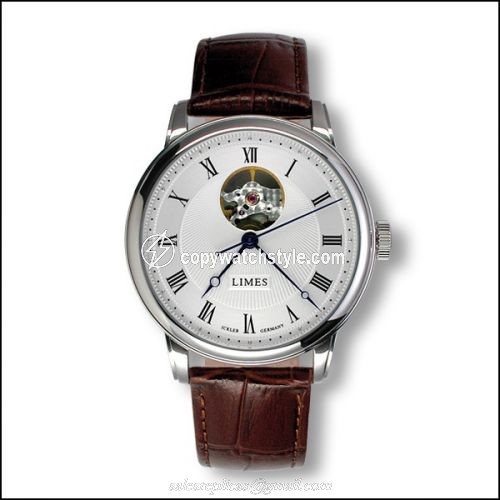 Limes Pharo Open Balance - Roman / brown leather strap U6282C-LA3.4 Limes Pharo Open Balance - Roman / brown leather strap U6282C-LA3.4