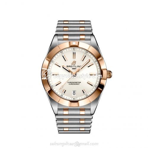 Breitling Chronomat 32 Stainless Steel / Red Gold / White / Rouleaux U77310101A1U1
