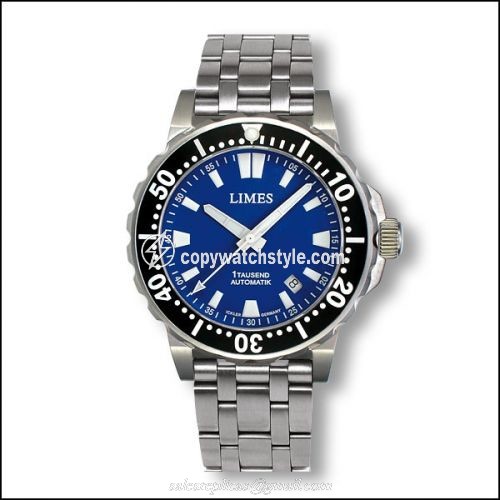 Limes 1Tausend Automatic Blue - steel bracelet U8787B-LA2.7 Limes 1Tausend Automatic Blue - steel bracelet U8787B-LA2.7