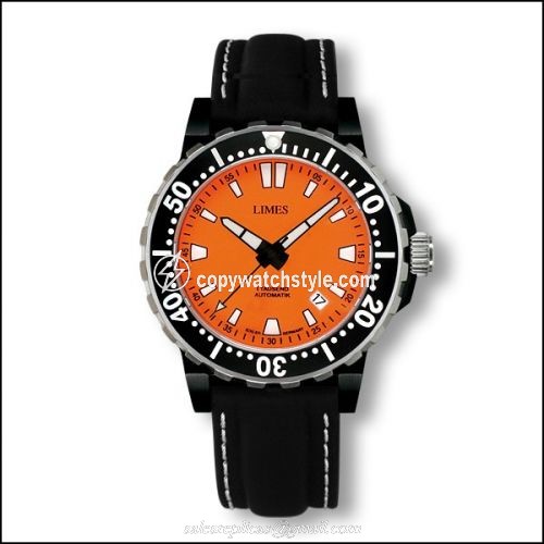 Limes 1Tausend Automatic PVD Orange - Leather strap U8787SW-LA2.3 Limes 1Tausend Automatic PVD Orange - Leather strap U8787SW-LA2.3