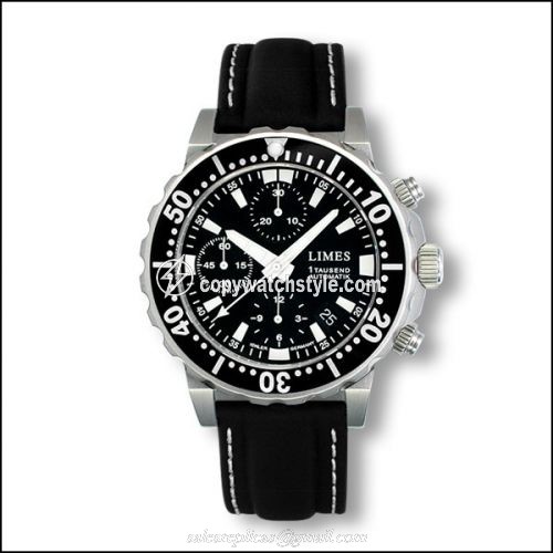Limes Endurance Chrono - Black / leather strap U8797-LC2.1 Limes Endurance Chrono - Black / leather strap U8797-LC2.1