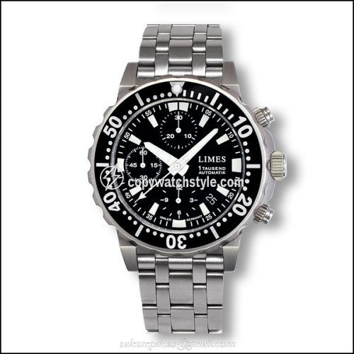 Limes Endurance Chrono - Black / steel bracelet U8797B-LC2.1 Limes Endurance Chrono - Black / steel bracelet U8797B-LC2.1