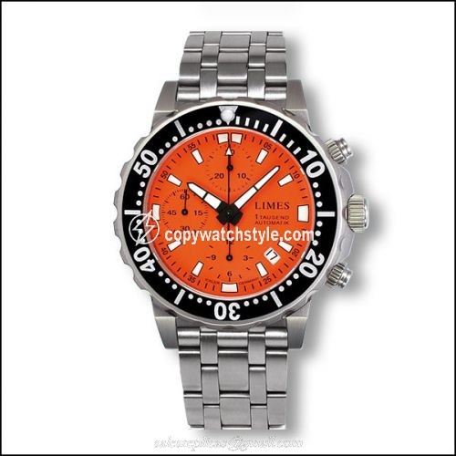 Limes Endurance Chrono - Orange / steel bracelet U8797B-LC2.3 Limes Endurance Chrono - Orange / steel bracelet U8797B-LC2.3