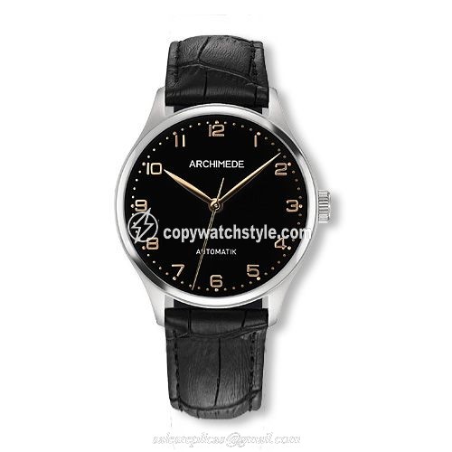 Archimede Klassik 36 TwoTone / Black / Black Leather UA4929-A3.41 Archimede Klassik 36 TwoTone / Black / Black Leather UA4929-A3.41