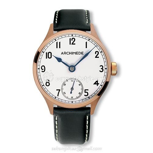 Archimede DeckWatch Bronze / Silver / Black Leather UA7929-H1.1-BR Archimede DeckWatch Bronze / Silver / Black Leather UA7929-H1.1-BR