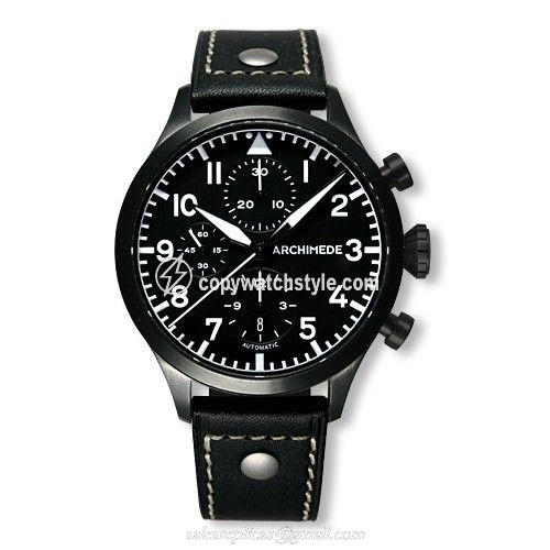 Archimede Pilot Chronograph PVD / Black UA7939-C1.1-SW