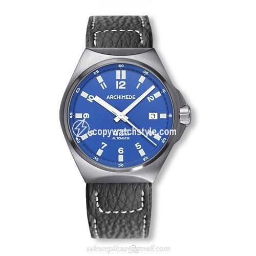Archimede OutDoor 39 Protect Stainless Steel / Blue / Leather UA8239-A3.1-H Archimede OutDoor 39 Protect Stainless Steel / Blue / Leather UA8239-A3.1-H