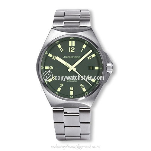 Archimede OutDoor 39 Protect Stainless Steel / Green / Bracelet UA8239B-A4.1-H