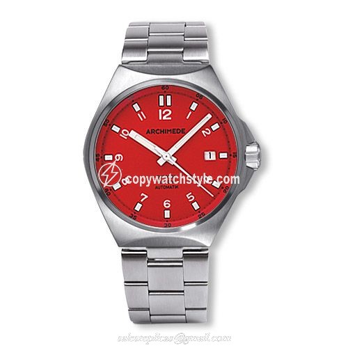Archimede OutDoor 39 Protect Stainless Steel / Red / Bracelet UA8239B-A6.1-H Archimede OutDoor 39 Protect Stainless Steel / Red / Bracelet UA8239B-A6.1-H
