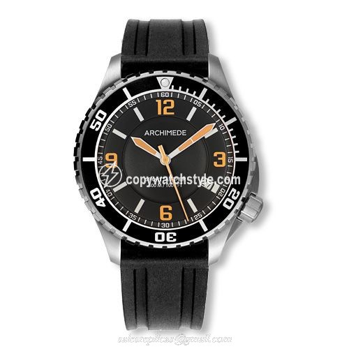 Archimede SportTaucher Stainless Steel / Black / Rubber UA8974-TS-A4.2 Archimede SportTaucher Stainless Steel / Black / Rubber UA8974-TS-A4.2