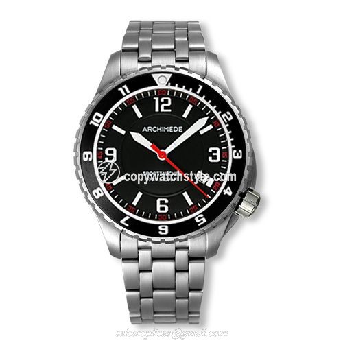Archimede SportTaucher GMT Stainless Steel / Black / Bracelet UA8974B-GS-A1.1 Archimede SportTaucher GMT Stainless Steel / Black / Bracelet UA8974B-GS-A1.1