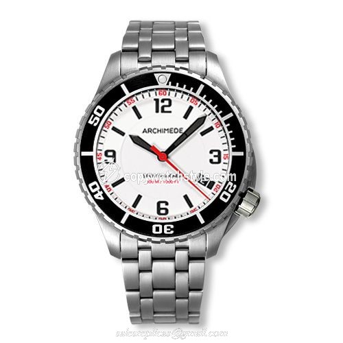 Archimede SportTaucher Stainless Steel / White / Bracelet UA8974B-TS-A3.1