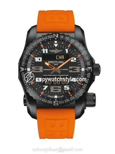 Breitling Emergency II Night Mission / Black-Orange / Rubber / Folding V76325A5/BC46/234S/V20DSA.4 Breitling Emergency II Night Mission / Black-Orange / Rubber / Folding V76325A5/BC46/234S/V20DSA.4