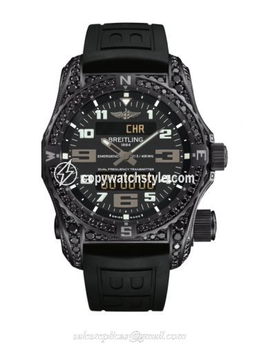 Breitling Emergency II Night Mission Diamondworks / Black / Rubber / Folding V76325AW/BC46/156S/V20DSA.4 Breitling Emergency II Night Mission Diamondworks / Black / Rubber / Folding V76325AW/BC46/156S/V20DSA.4