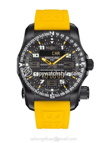 Breitling Emergency II Night Mission / Carbon Yellow / Rubber / Boutique V763266Z.BE80.246S Breitling Emergency II Night Mission / Carbon Yellow / Rubber / Boutique V763266Z.BE80.246S