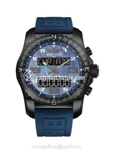 Breitling Cockpit B50 Night Mission / Blue MOP / Rubber / Folding VB501019/C932/261S/V20DSA.4 Breitling Cockpit B50 Night Mission / Blue MOP / Rubber / Folding VB501019/C932/261S/V20DSA.4