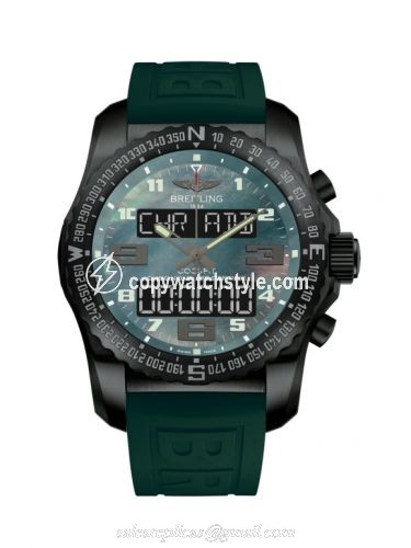 Breitling Cockpit B50 Night Mission / Green MOP / Rubber / Folding VB5010D3/L530/292S/V20DSA.4 Breitling Cockpit B50 Night Mission / Green MOP / Rubber / Folding VB5010D3/L530/292S/V20DSA.4