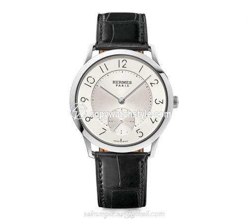 Hermes Slim d'Hermes GM Stainless Steel / Silver W041759WW00 Hermes Slim d'Hermes GM Stainless Steel / Silver W041759WW00
