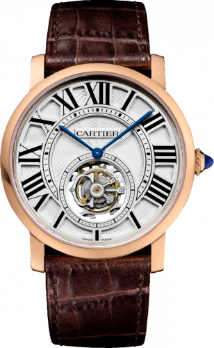 Cartier Rotonde de Cartier Flying Tourbillon Pink Gold / Silver W1556215 Cartier Rotonde de Cartier Flying Tourbillon Pink Gold / Silver W1556215