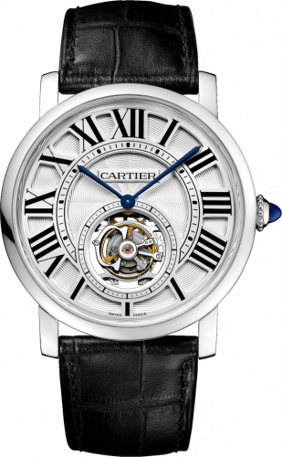 Cartier Rotonde de Cartier Flying Tourbillon White Gold / Silver W1556216 Cartier Rotonde de Cartier Flying Tourbillon White Gold / Silver W1556216
