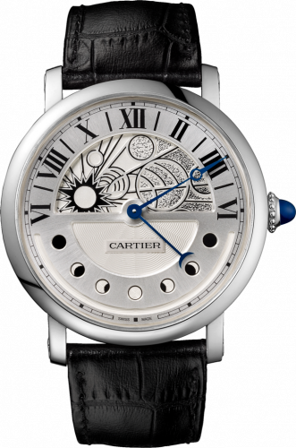Cartier Rotonde de Cartier 45 Day & Night White Gold / Silver W1556244 Cartier Rotonde de Cartier 45 Day & Night White Gold / Silver W1556244