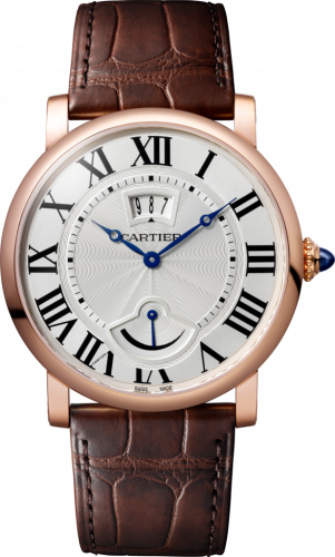 Cartier Rotonde de Cartier Calendar Aperture and Power Reserve Pink Gold / Silver W1556252 Cartier Rotonde de Cartier Calendar Aperture and Power Reserve Pink Gold / Silver W1556252