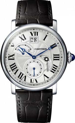 Cartier Rotonde de Cartier Second Time Zone Day / Night Stainless Steel / Silver W1556368 Cartier Rotonde de Cartier Second Time Zone Day / Night Stainless Steel / Silver W1556368