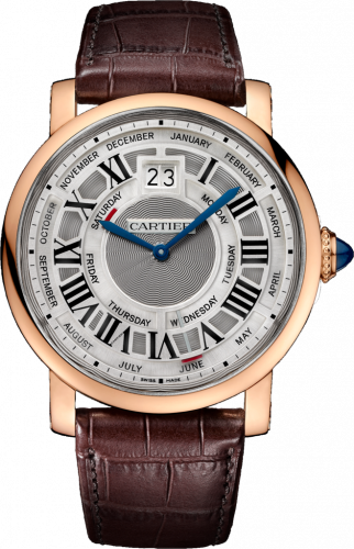 Cartier Rotonde de Cartier 45 Annual Calendar Pink Gold / Silver W1580001