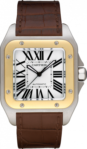 Cartier Santos 100 41.3 Stainless Steel / Yellow Gold W20072X7 Cartier Santos 100 41.3 Stainless Steel / Yellow Gold W20072X7