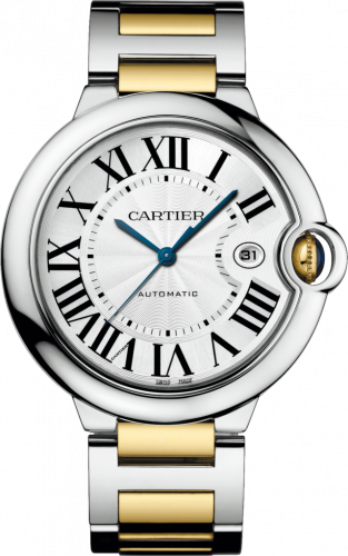 Cartier Ballon Blue de Cartier 42 Automatic Stainless Steel / Yellow Gold / Silver / Bracelet W2BB0022 Cartier Ballon Blue de Cartier 42 Automatic Stainless Steel / Yellow Gold / Silver / Bracelet W2BB0022