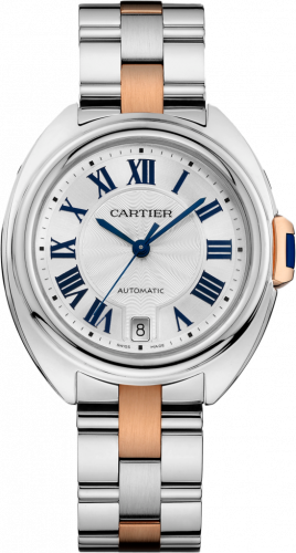 Cartier Cle de Cartier 35 Stainless Steel /Pink Gold / Silver / Bracelet W2CL0003 Cartier Cle de Cartier 35 Stainless Steel /Pink Gold / Silver / Bracelet W2CL0003