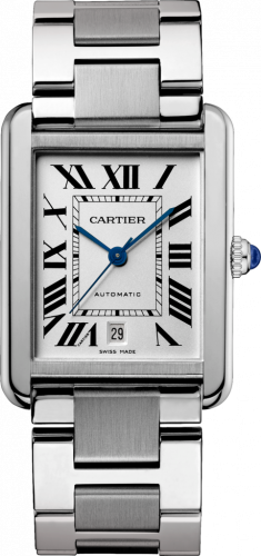 Cartier Tank Solo Automatic Stainless Steel / Silver / Bracelet W5200028 Cartier Tank Solo Automatic Stainless Steel / Silver / Bracelet W5200028
