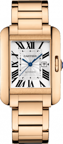 Cartier Tank Anglaise 29.8 Pink Gold / Silver / Bracelet W5310003 Cartier Tank Anglaise 29.8 Pink Gold / Silver / Bracelet W5310003