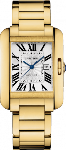 Cartier Tank Anglaise 29.8 Yellow Gold / Silver / Bracelet W5310015 Cartier Tank Anglaise 29.8 Yellow Gold / Silver / Bracelet W5310015