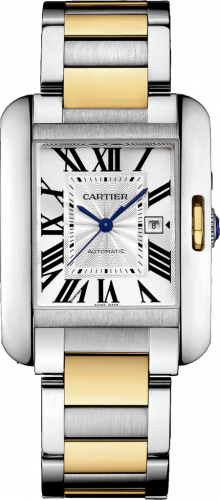Cartier Tank Anglaise 29.8 Stainless Steel / Yellow Gold / Silver / Bracelet W5310047 Cartier Tank Anglaise 29.8 Stainless Steel / Yellow Gold / Silver / Bracelet W5310047