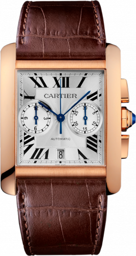 Cartier Tank MC 34.3 Chronograph Pink Gold / Silver W5330005