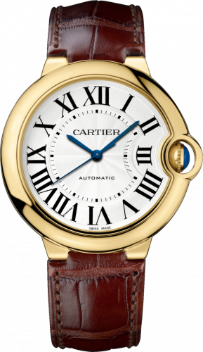Cartier Ballon Blue de Cartier 36 Automatic Yellow Gold / Silver W6900356 Cartier Ballon Blue de Cartier 36 Automatic Yellow Gold / Silver W6900356