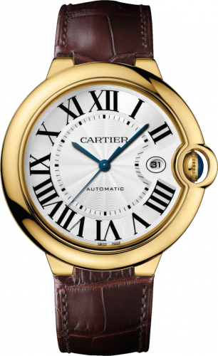 Cartier Ballon Blue de Cartier 42 Automatic Yellow Gold / Silver W6900551 Cartier Ballon Blue de Cartier 42 Automatic Yellow Gold / Silver W6900551