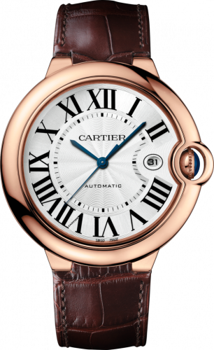 Cartier Ballon Blue de Cartier 42 Automatic Pink Gold / Silver W6900651 Cartier Ballon Blue de Cartier 42 Automatic Pink Gold / Silver W6900651
