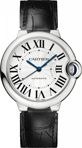 Cartier Ballon Blue de Cartier 36 Automatic Stainless Steel / Silver W69017Z4 Cartier Ballon Blue de Cartier 36 Automatic Stainless Steel / Silver W69017Z4