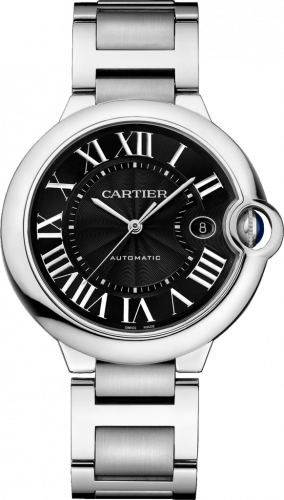 Cartier Ballon Blue de Cartier 42 Automatic Stainless Steel / Black / Bracelet W6920042 Cartier Ballon Blue de Cartier 42 Automatic Stainless Steel / Black / Bracelet W6920042