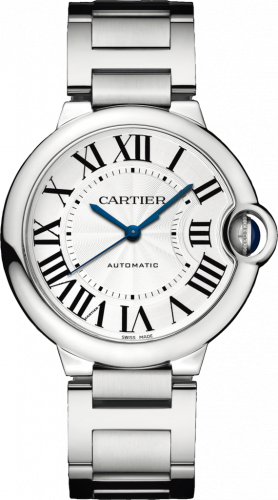 Cartier Ballon Blue de Cartier 36 Automatic Stainless Steel / Silver / Bracelet W6920046 Cartier Ballon Blue de Cartier 36 Automatic Stainless Steel / Silver / Bracelet W6920046