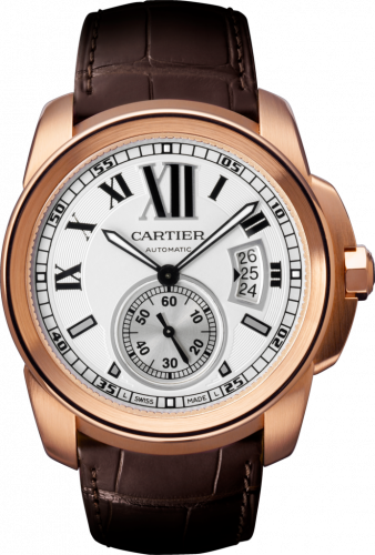 Cartier Calibre de Cartier 42 Pink Gold / Silver W7100009